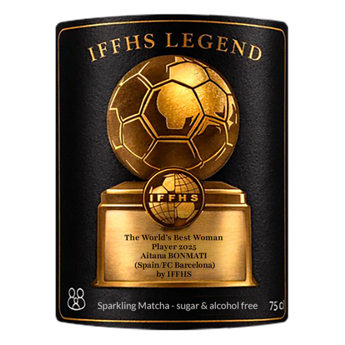 Aitana Bonmatí – Étiquette Sparkling Matcha Collector Edition 2026 IFFHS LEGEND