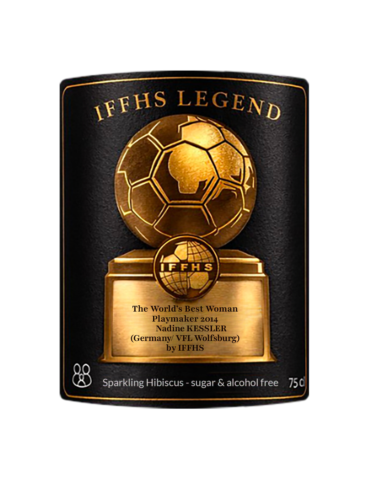 Nadine Kessler – Étiquette Sparkling Hibiscus Collector Edition 2026 IFFHS LEGEND