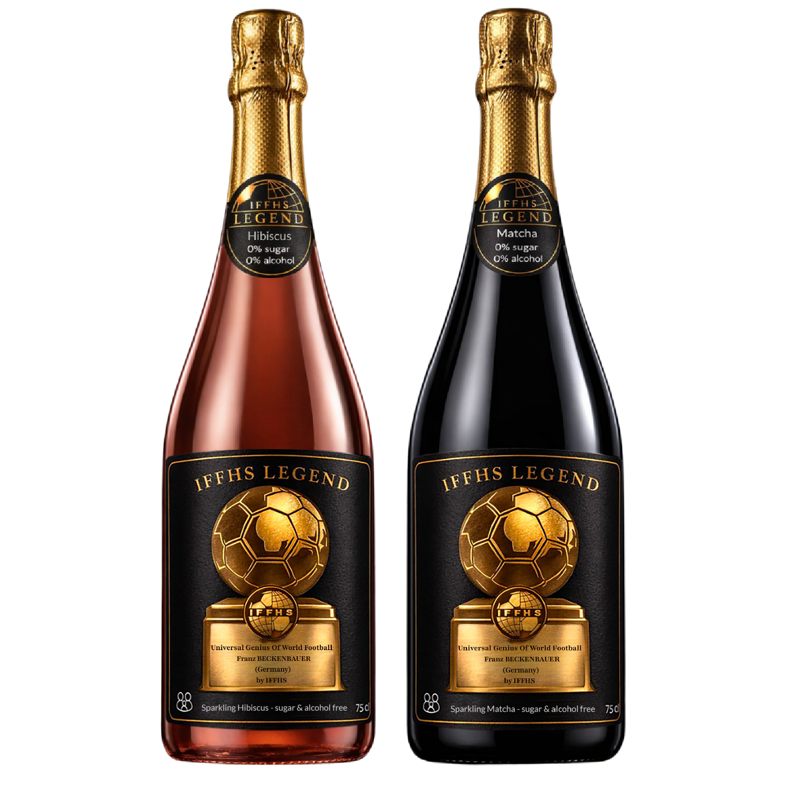 Franz Beckenbauer – Coffret DUO Collector 2026 IFFHS LEGEND | Sparkling Matcha & Hibiscus