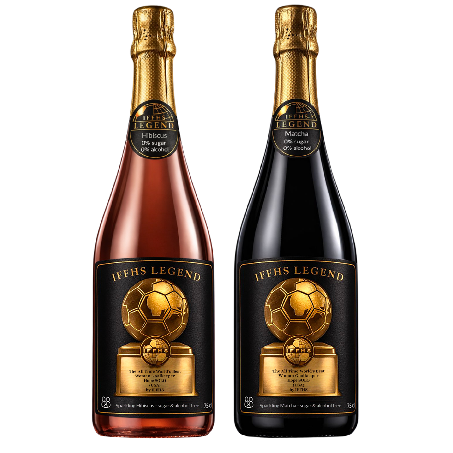 Hope Solo – Coffret DUO Collector 2026 IFFHS LEGEND | Sparkling Matcha & Hibiscus
