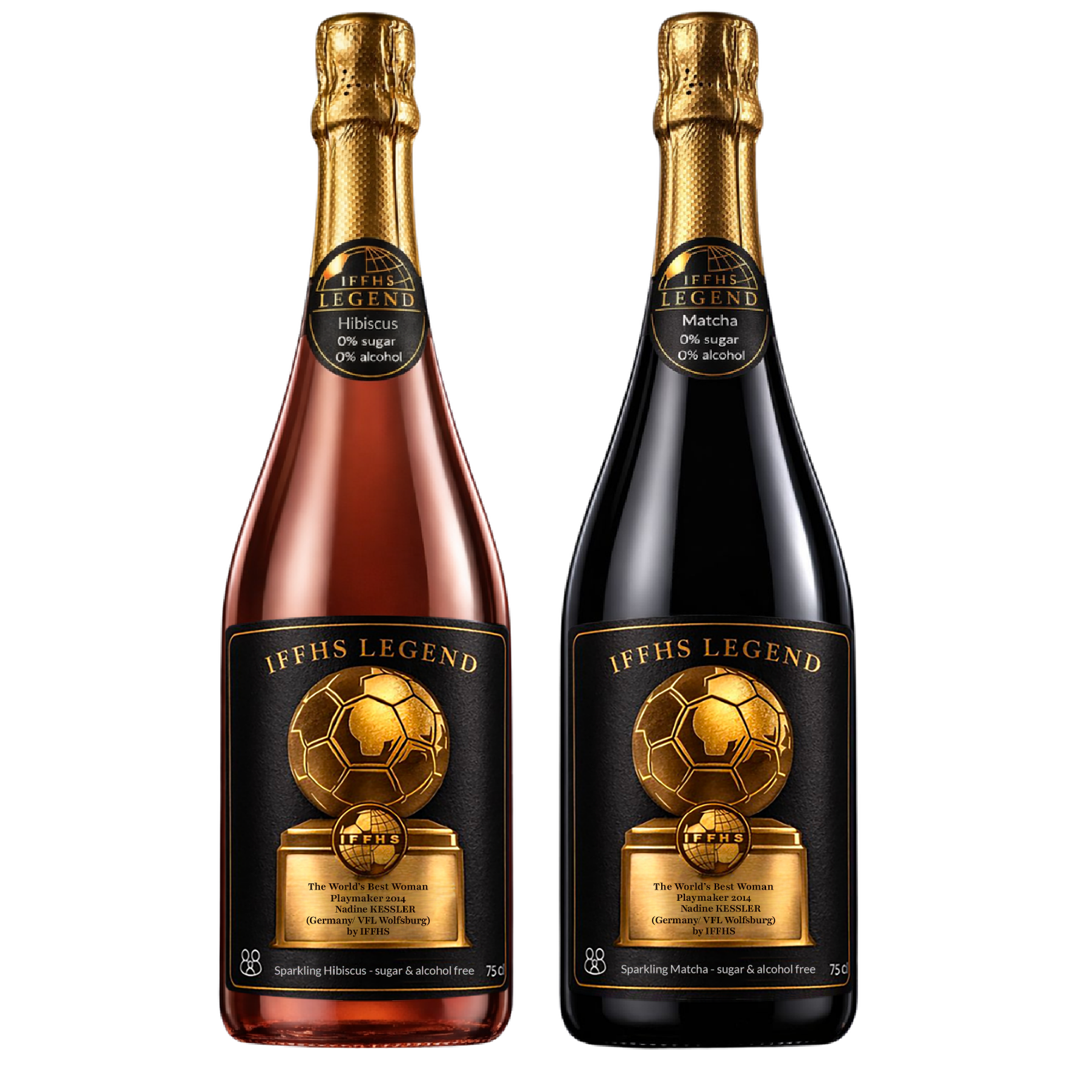 Nadine Kessler – Coffret DUO Collector 2026 IFFHS LEGEND | Sparkling Matcha & Hibiscus