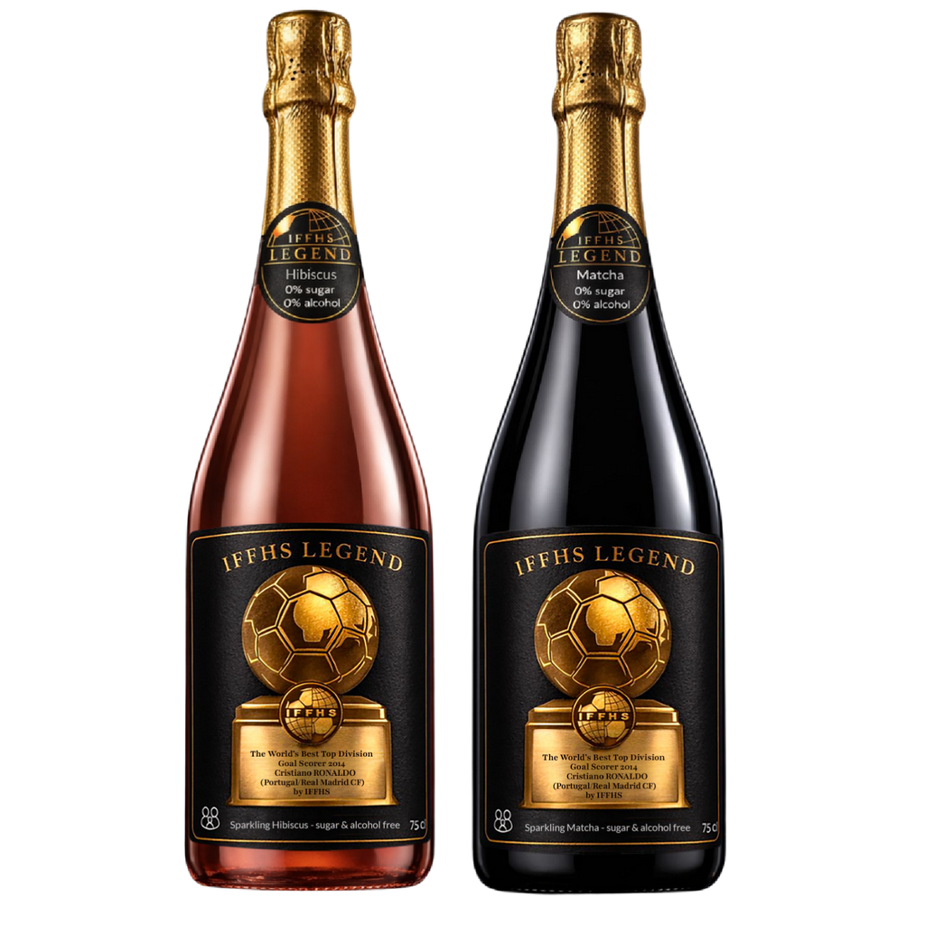Cristiano Ronaldo – Coffret DUO Collector 2026 IFFHS LEGEND | Sparkling Matcha & Hibiscus