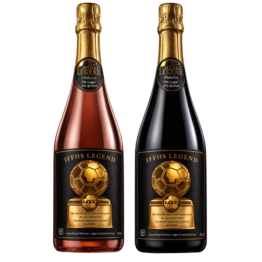 Sir Alex Ferguson – Coffret DUO Collector 2026 IFFHS LEGEND | Sparkling Matcha & Hibiscus