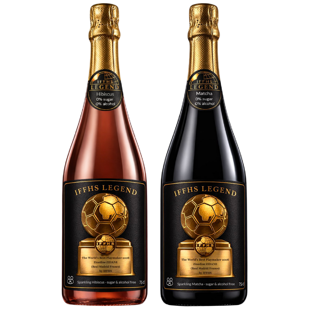 Zinedine Zidane – Coffret DUO Collector 2026 IFFHS LEGEND | Sparkling Matcha & Hibiscus