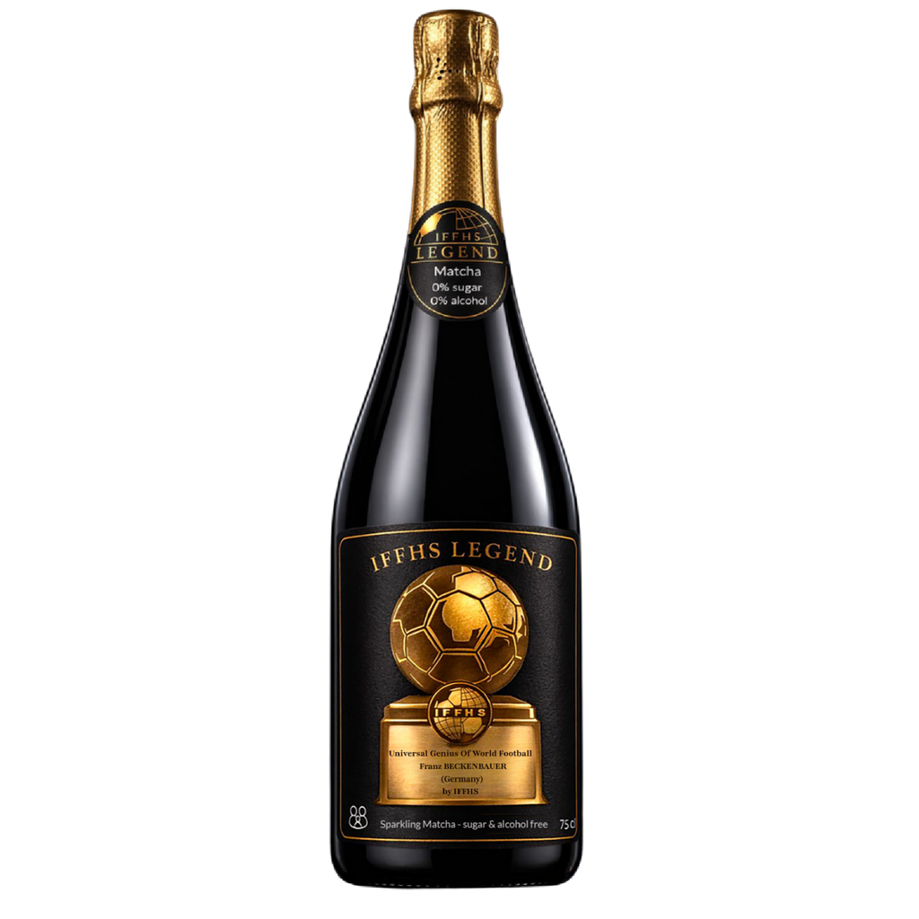 Franz Beckenbauer – Sparkling Matcha Collector Edition 2026 IFFHS LEGEND | Boisson pétillante premium