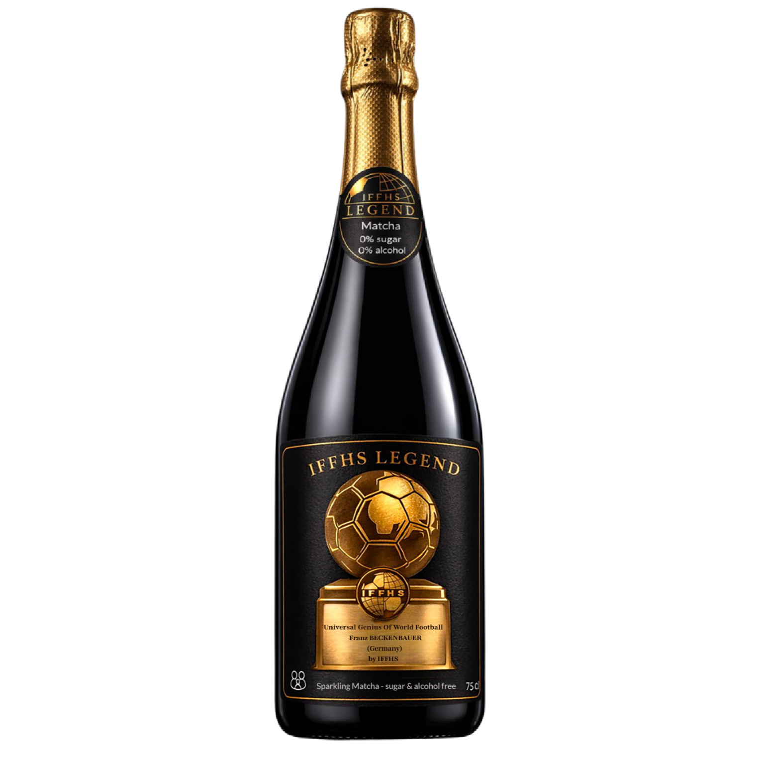 Franz Beckenbauer – Sparkling Matcha Collector Edition 2026 IFFHS LEGEND | Boisson pétillante premium