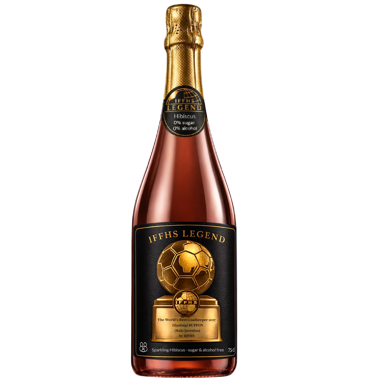 Gianluigi Buffon – Sparkling Hibiscus Collector Edition 2026 IFFHS LEGEND | Boisson pétillante premium