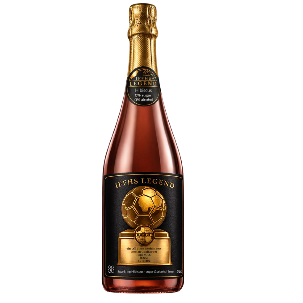 Hope Solo – Sparkling Hibiscus Collector Edition 2026 IFFHS LEGEND | Boisson pétillante premium