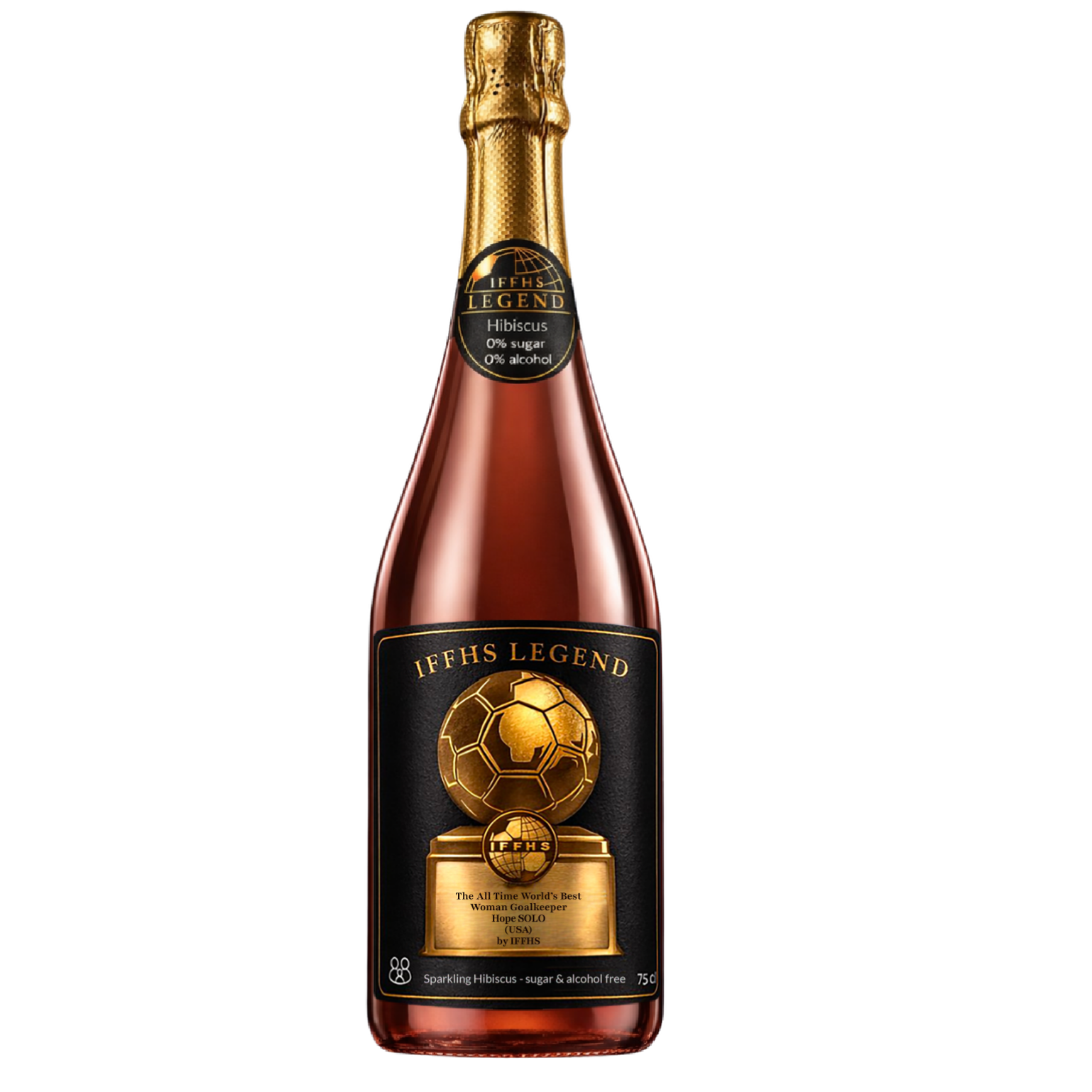 Hope Solo – Sparkling Hibiscus Collector Edition 2026 IFFHS LEGEND | Boisson pétillante premium