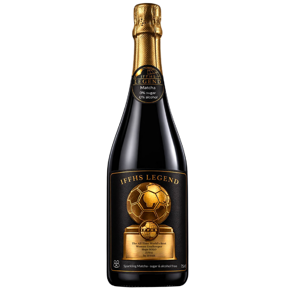 Hope Solo – Sparkling Matcha Collector Edition 2026 IFFHS LEGEND | Boisson pétillante premium