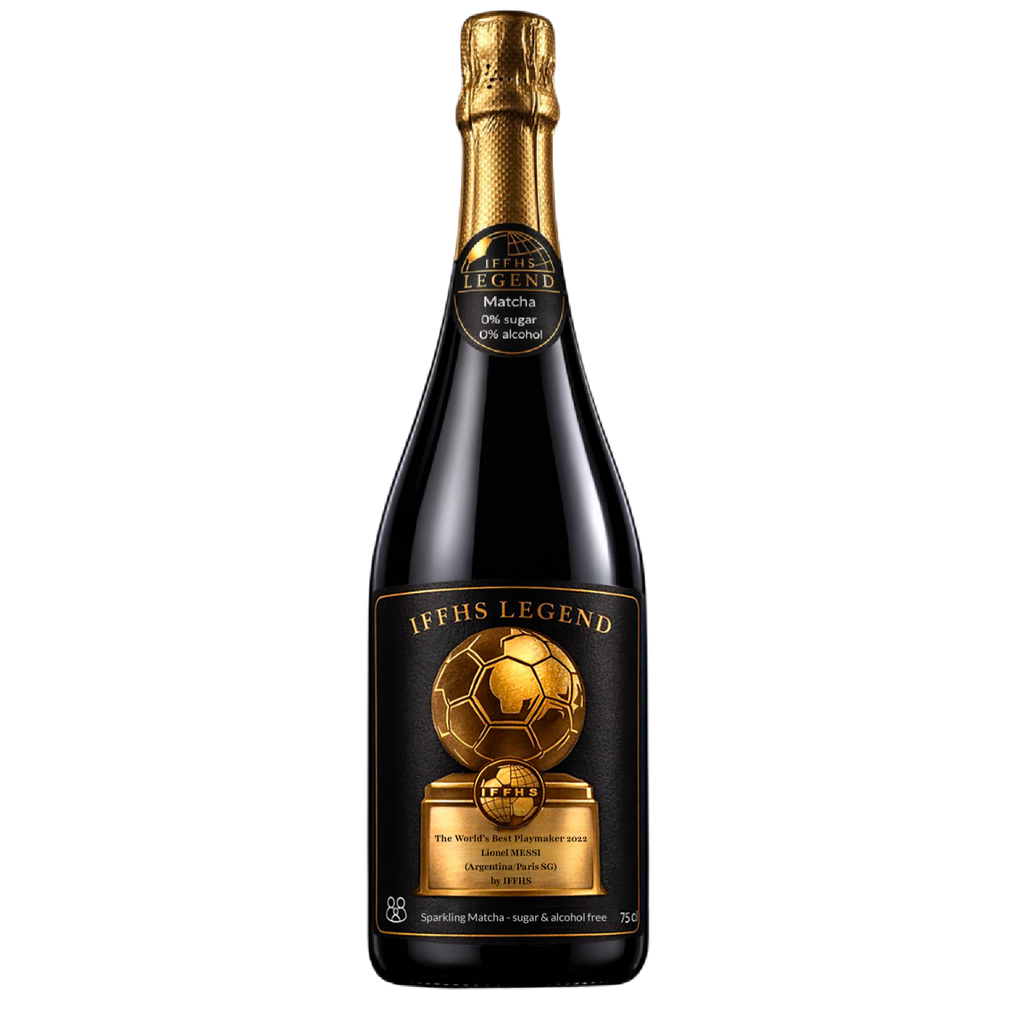 Lionel Messi – Sparkling Matcha Collector Edition 2026 IFFHS LEGEND | Boisson pétillante premium