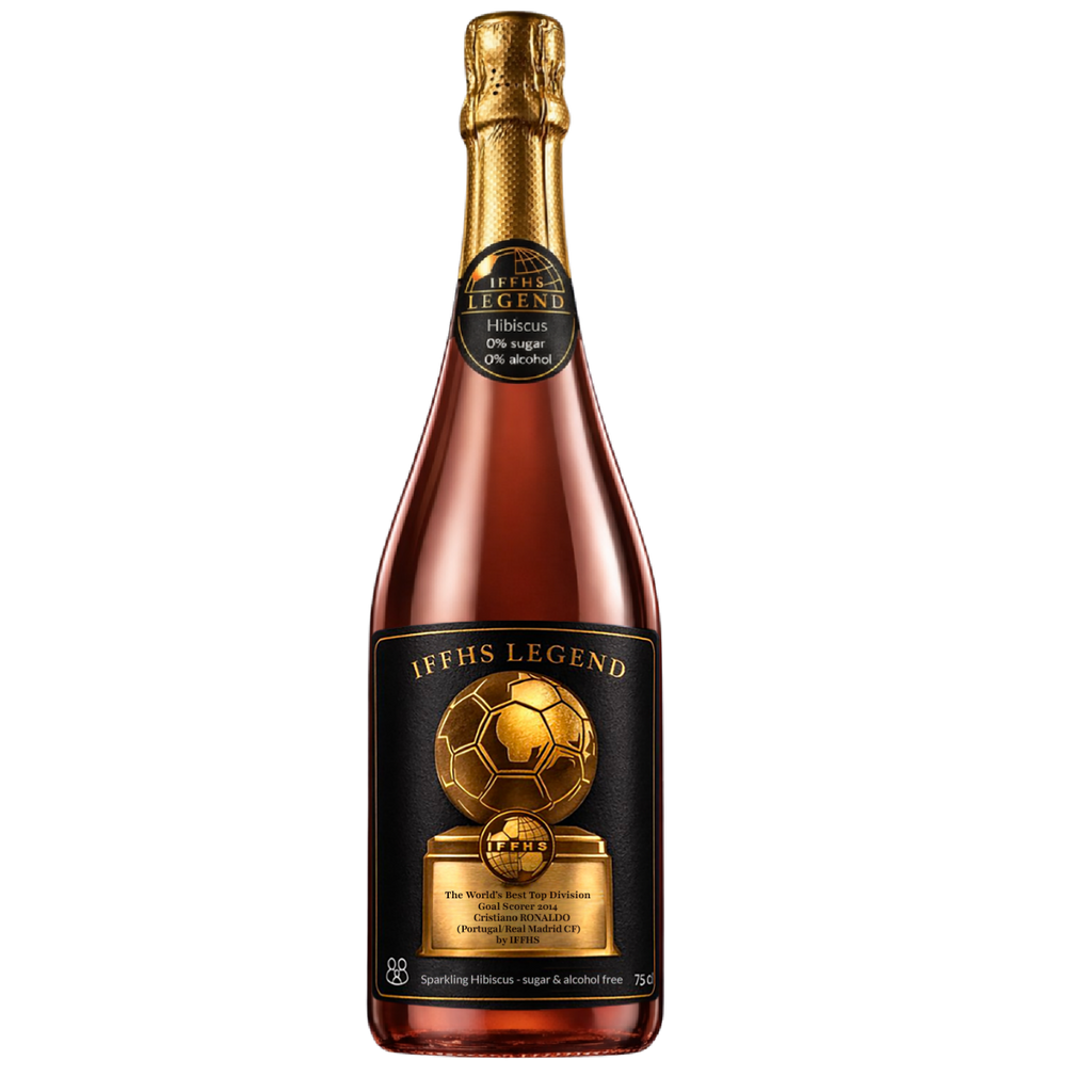 Cristiano Ronaldo – Sparkling Hibiscus Collector Edition 2026 IFFHS LEGEND | Boisson pétillante premium