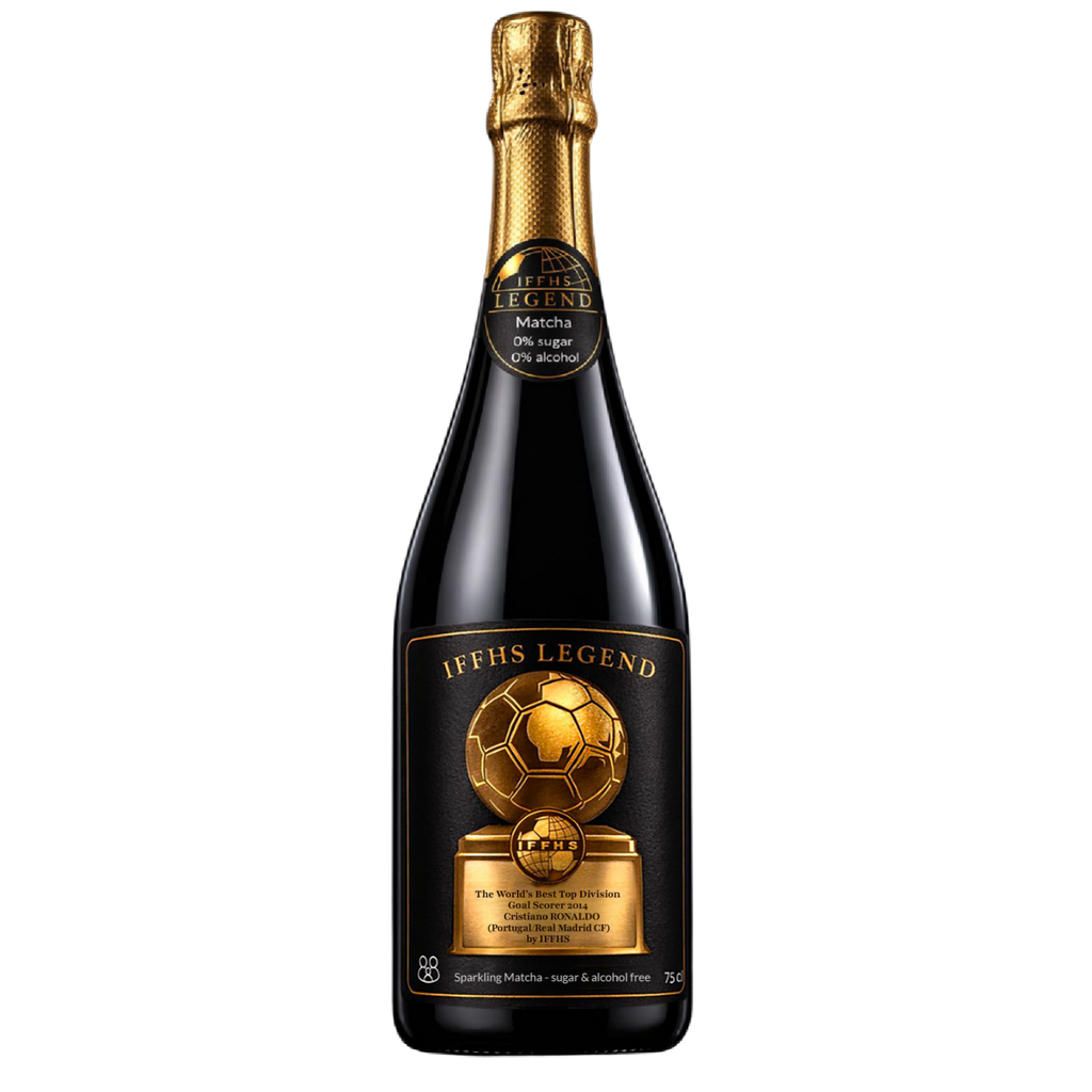 Cristiano Ronaldo – Sparkling Matcha Collector Edition 2026 IFFHS LEGEND | Boisson pétillante premium