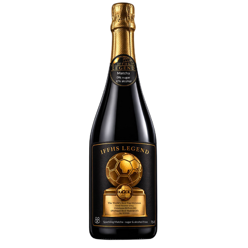 Cristiano Ronaldo – Sparkling Matcha Collector Edition 2026 IFFHS LEGEND | Boisson pétillante premium
