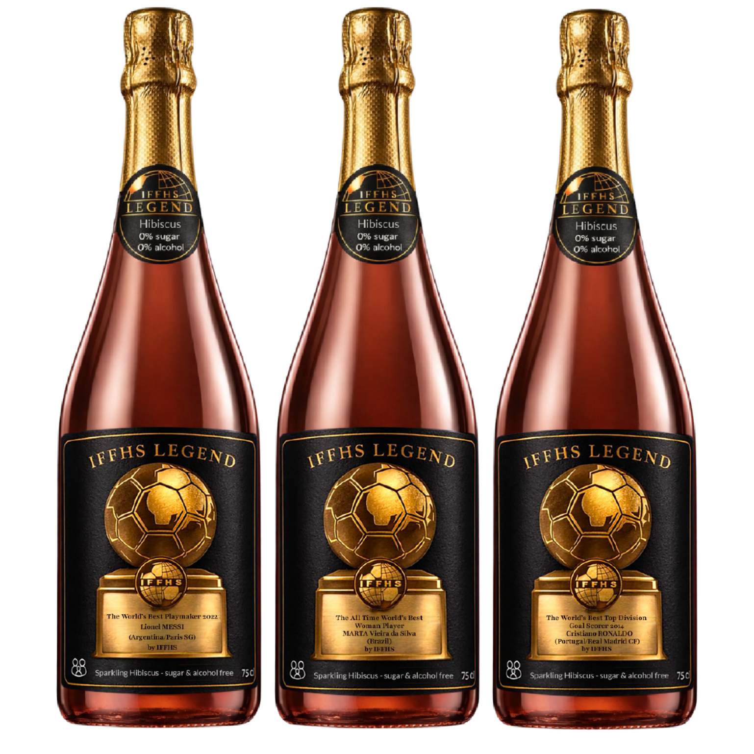 Les Buteurs de Légende – Coffret TRIO Collector 2026 IFFHS LEGEND | Sparkling Hibiscus
