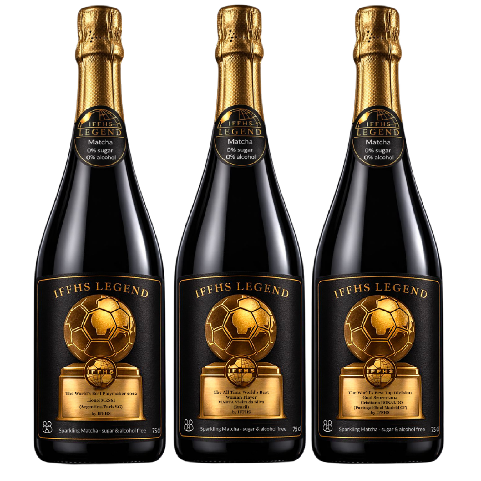 Les Buteurs de Légende – Coffret TRIO Collector 2026 IFFHS LEGEND | Sparkling Matcha