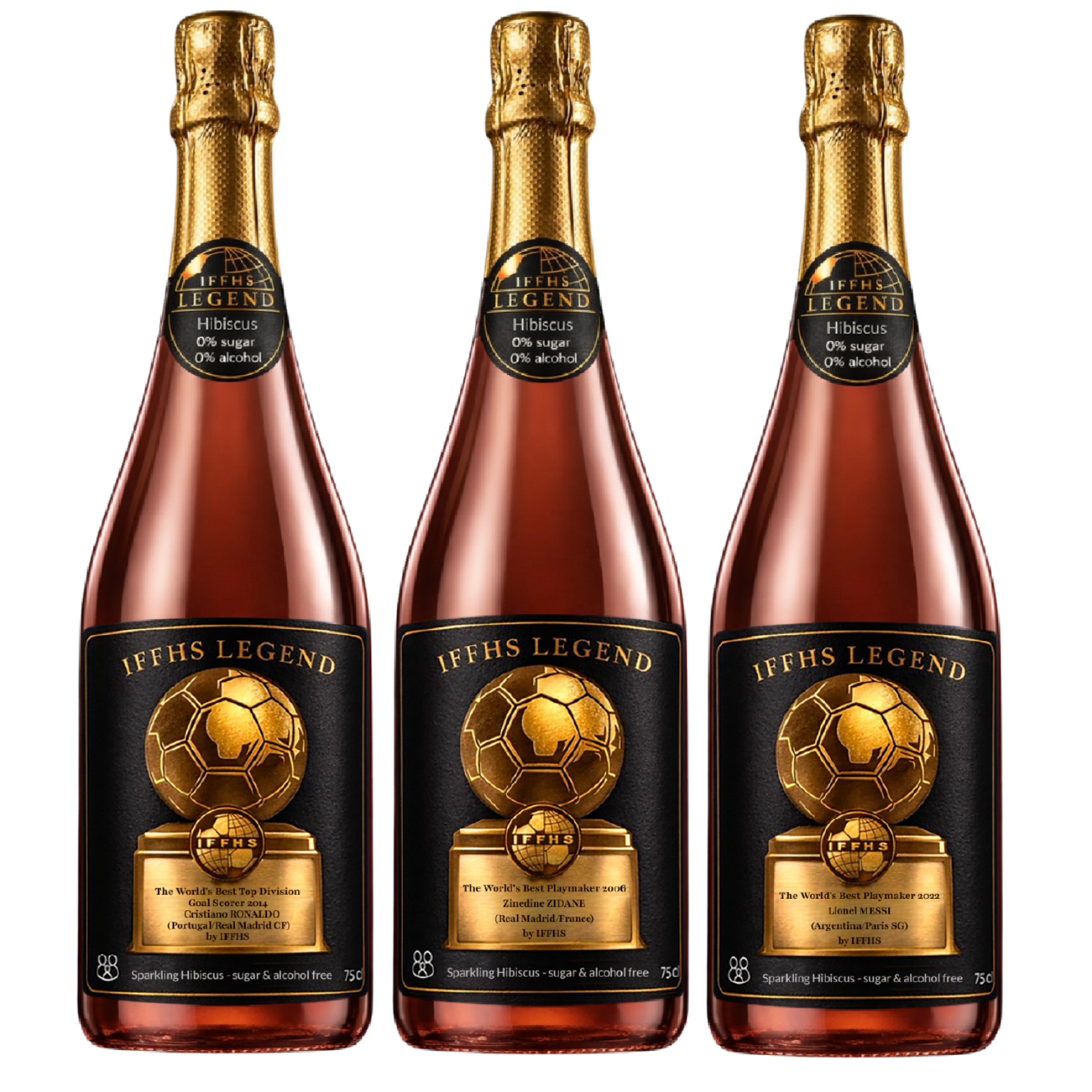 Les Grandes Légendes – Coffret TRIO Collector 2026 IFFHS LEGEND | Sparkling Hibiscus